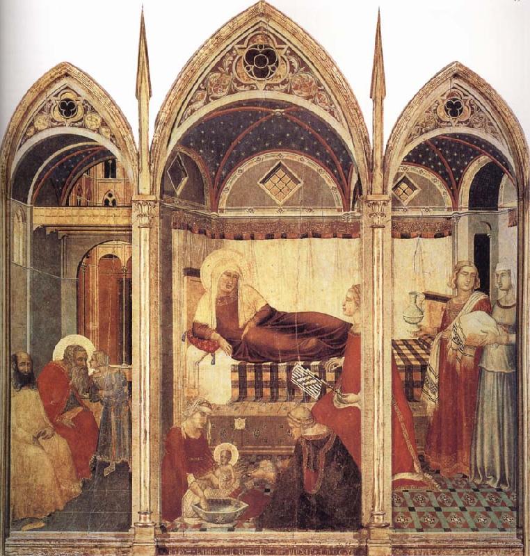 Pietro Lorenzetti Birth of the Virgin oil painting picture